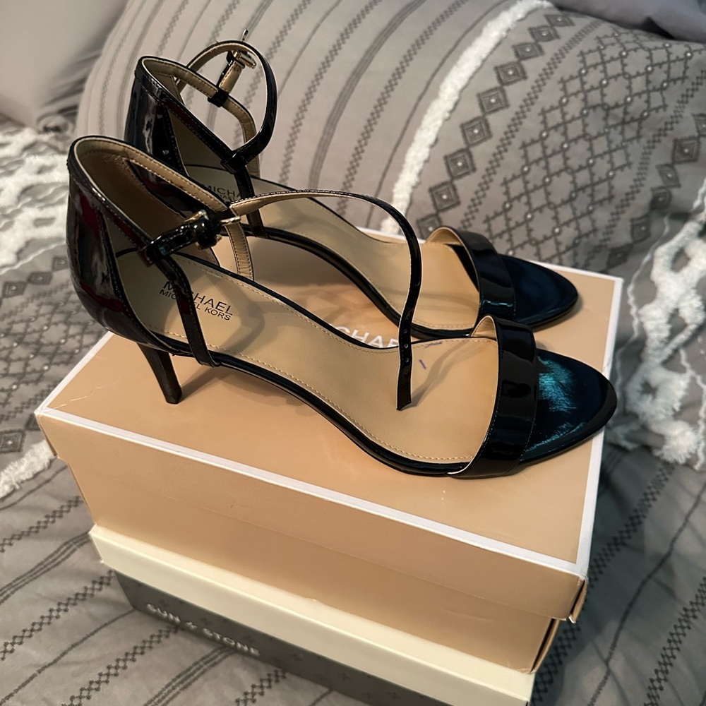 Michael Kors Black Patent Heels - Picture 9 of 12